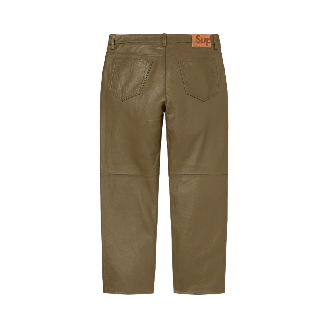슈프림 레더 5-포켓 진 올리브 - 21FW(Supreme Leather 5-Pocket Jean Olive - 21FW) - 2