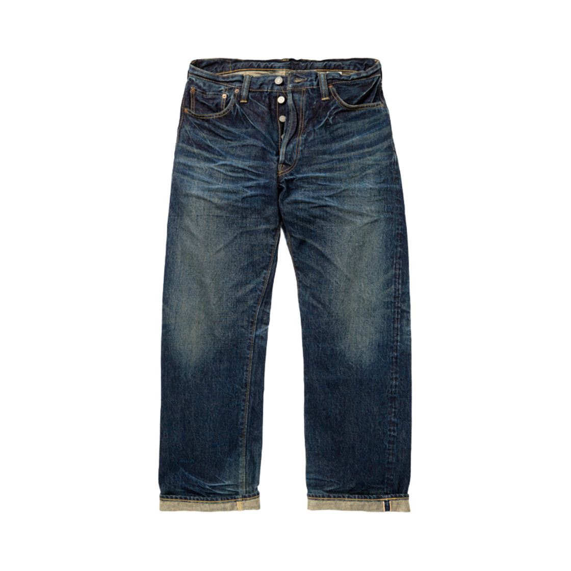 SC40901H Sugar Cane 14 oz. Fiber Denim Lone Star Jeans 5 Year Aged Used Wash