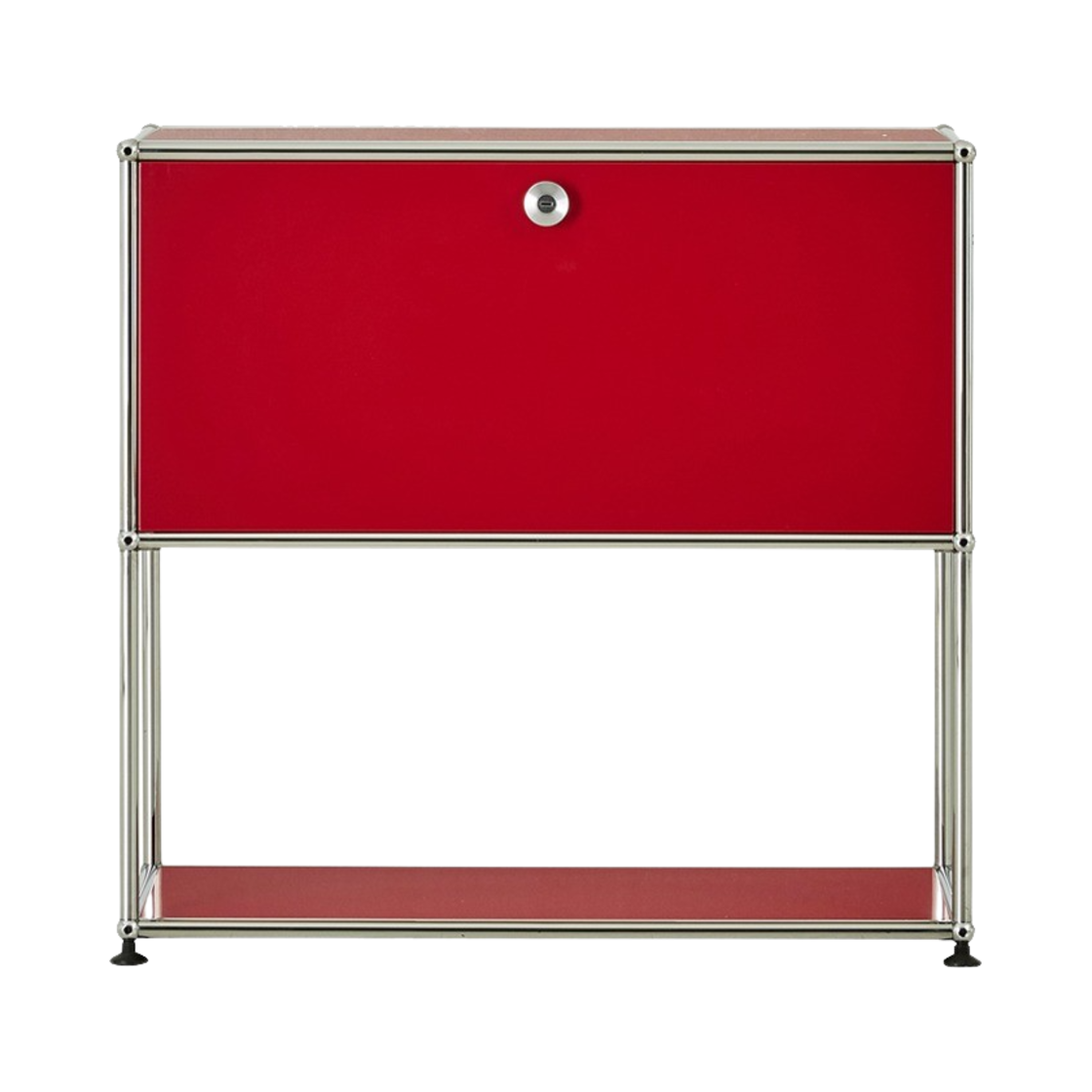 _USM019 USM Haller Storage 1x2 Ruby Red