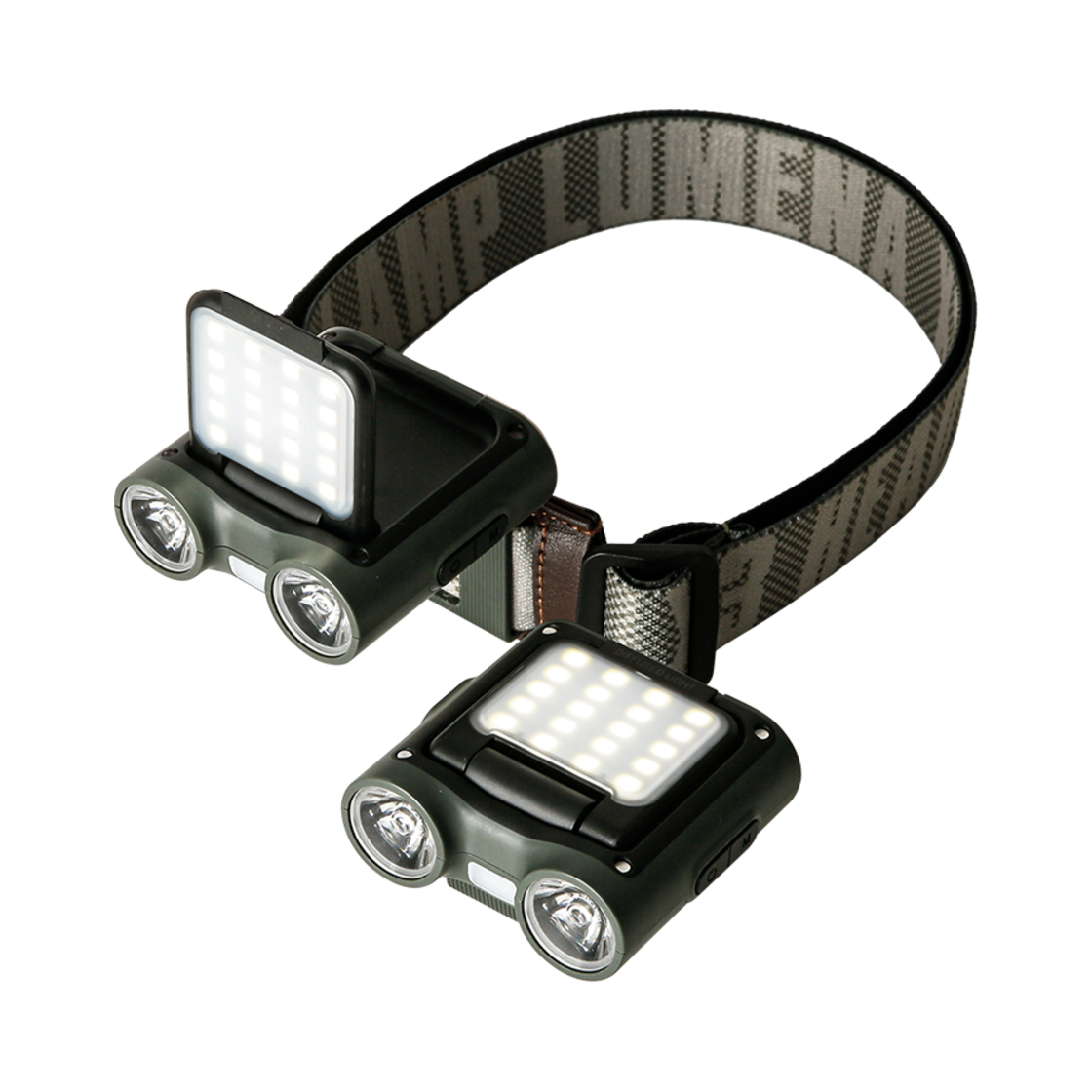 X3-KA Lumena X3 LED Head Lamp & Cap Light Khaki