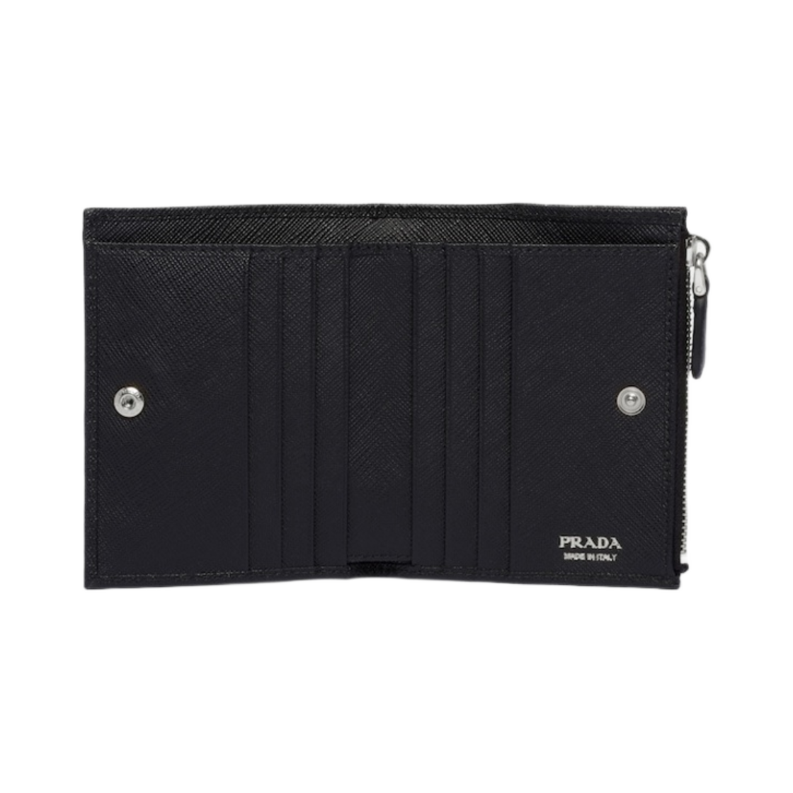 프라다 스몰 사피아노 레더 월렛 블랙(Prada Small Saffiano Leather Wallet Black) - 2