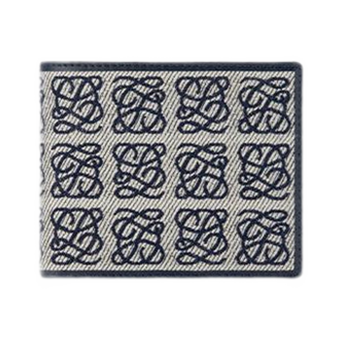 루이까또즈 실롱 바이폴드 하프 지갑 네이비(Louis Quatorze Sillon Bi-Fold Half Wallet Navy) - 1