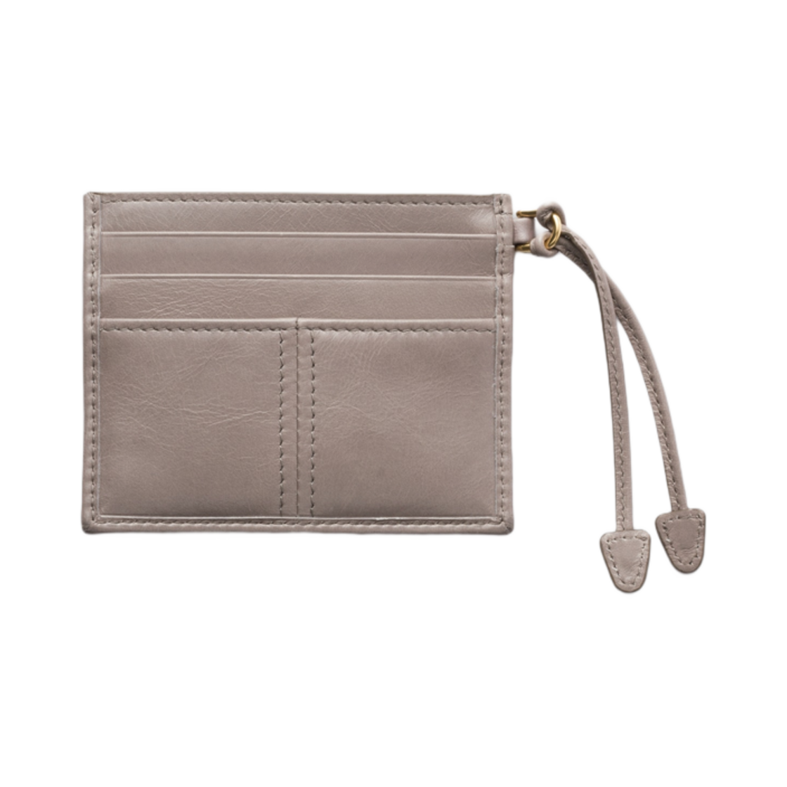 프라다 레더 카드 홀더 다크 그레이(Prada Leather Card Holder Dark Grey) - 2