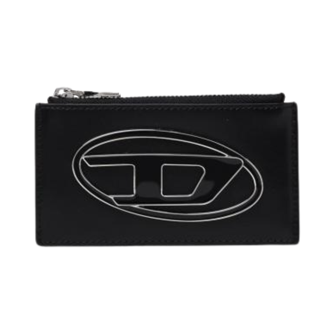 디젤 1RR 로고 카드 케이스 블랙(Diesel 1DR Logo Card Case Black)