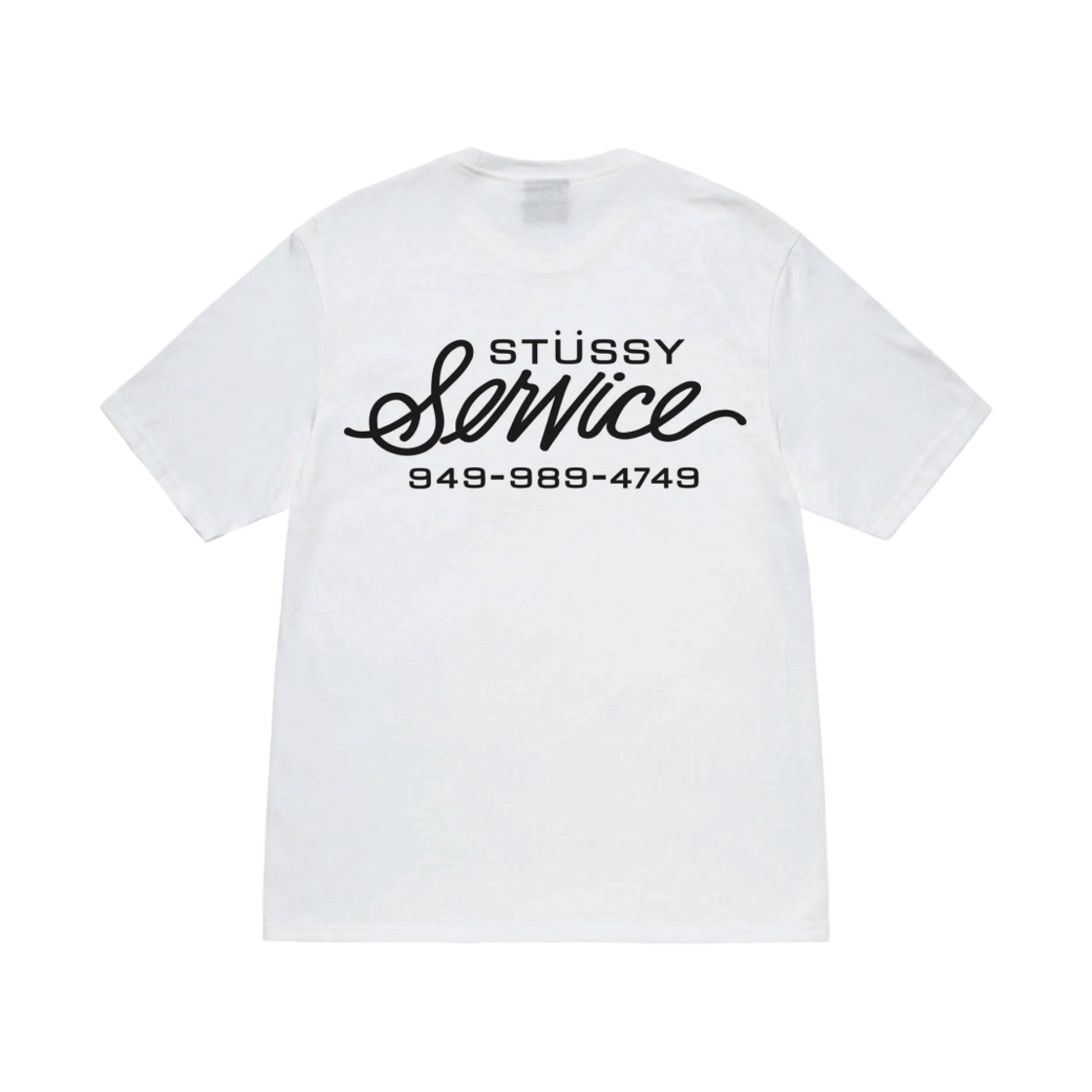 스투시 서비스 티셔츠 화이트(Stussy Service T-Shirt White) - 1