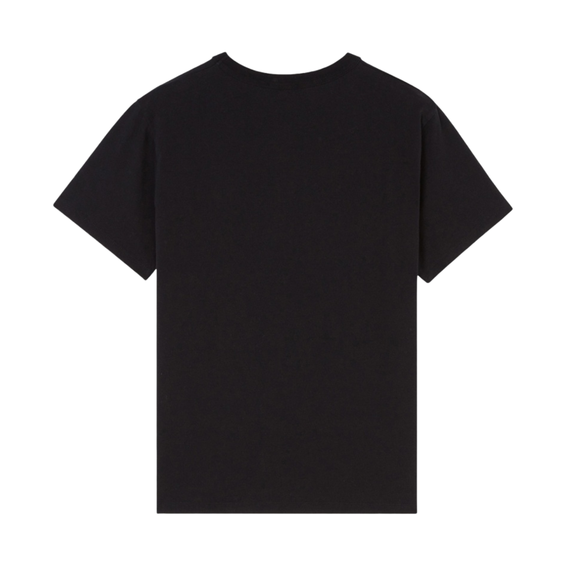 (W) 메종 키츠네 미니 핸드라이팅 클래식 티셔츠 블랙((W) Maison Kitsune Mini Handwriting Classic T-Shirt Black) - 2