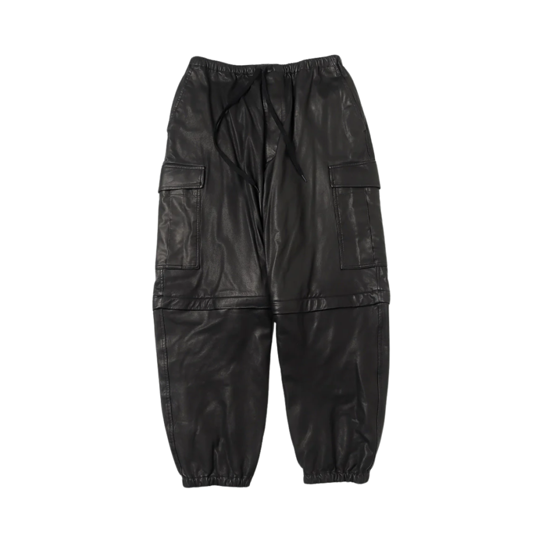 A03-03017 Comoli Sheepskin 6P Pants Black - 24AW