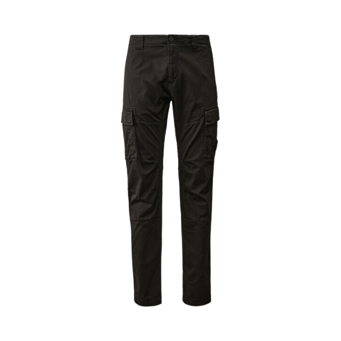 17CMPA186A005529G999 C.P. Company Stretch Sateen Ergonomic Lens Double Cargo Pants Black - 24FW