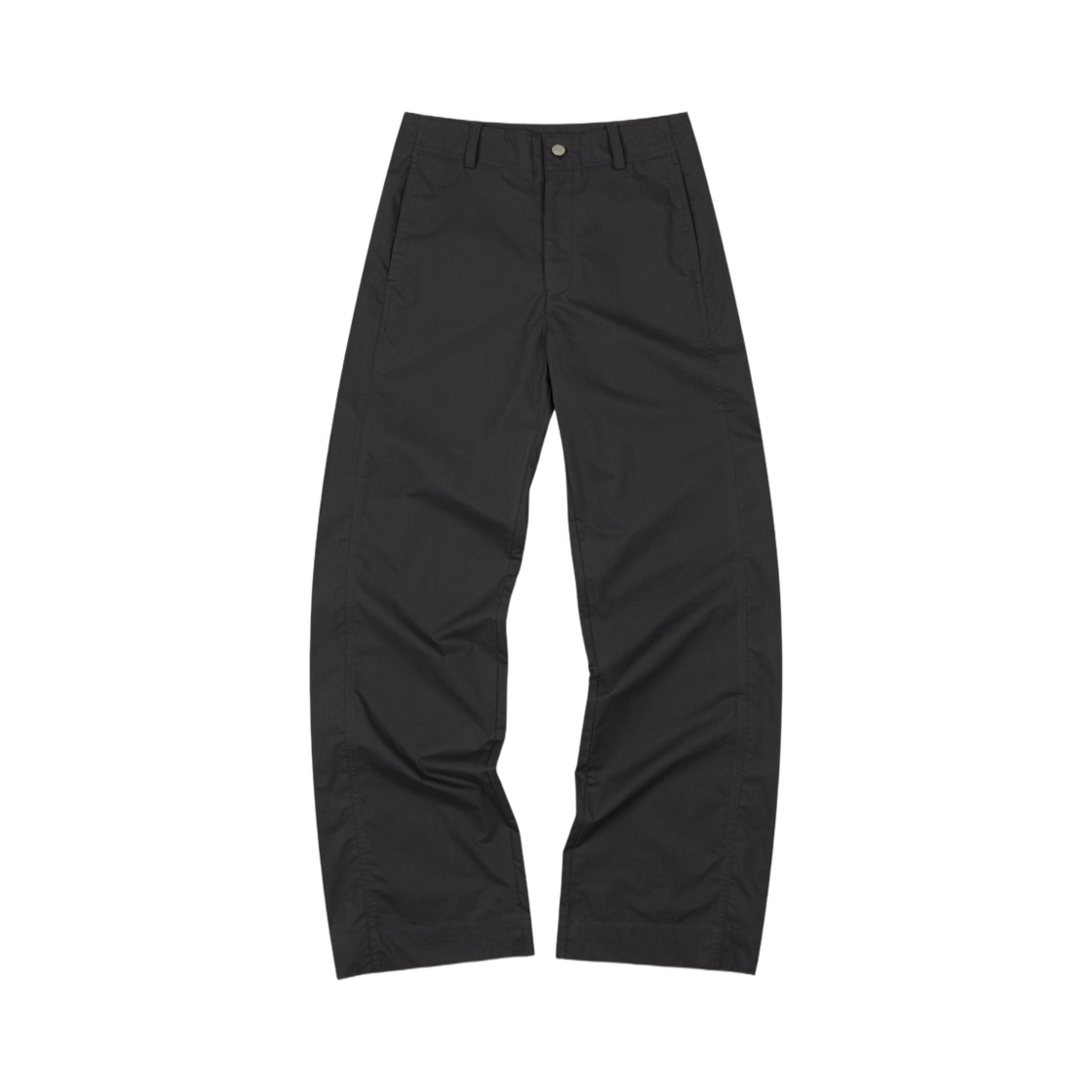 (W) 로우클래식 페이퍼 팬츠 차콜((W) Low Classic Paper Straight-Fit Pants Charcoal)