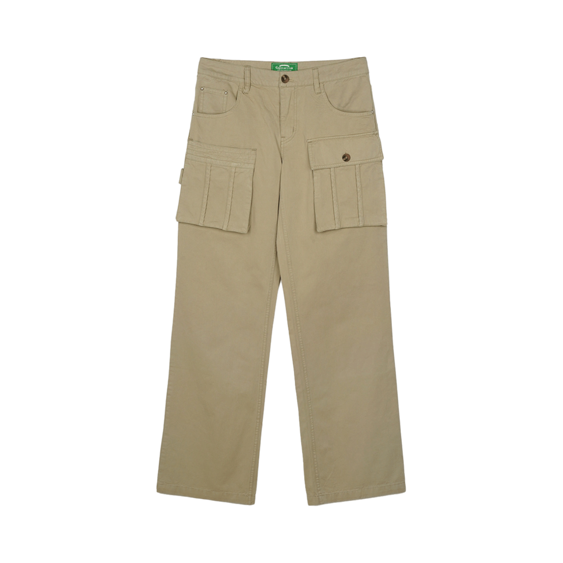 GBP00000ZF_60 Greenbutter Mid Rise Pocket Pants Beige