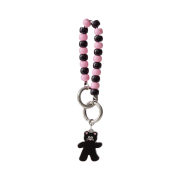 Monamhee Beulpingi Beads Strap Black Pink