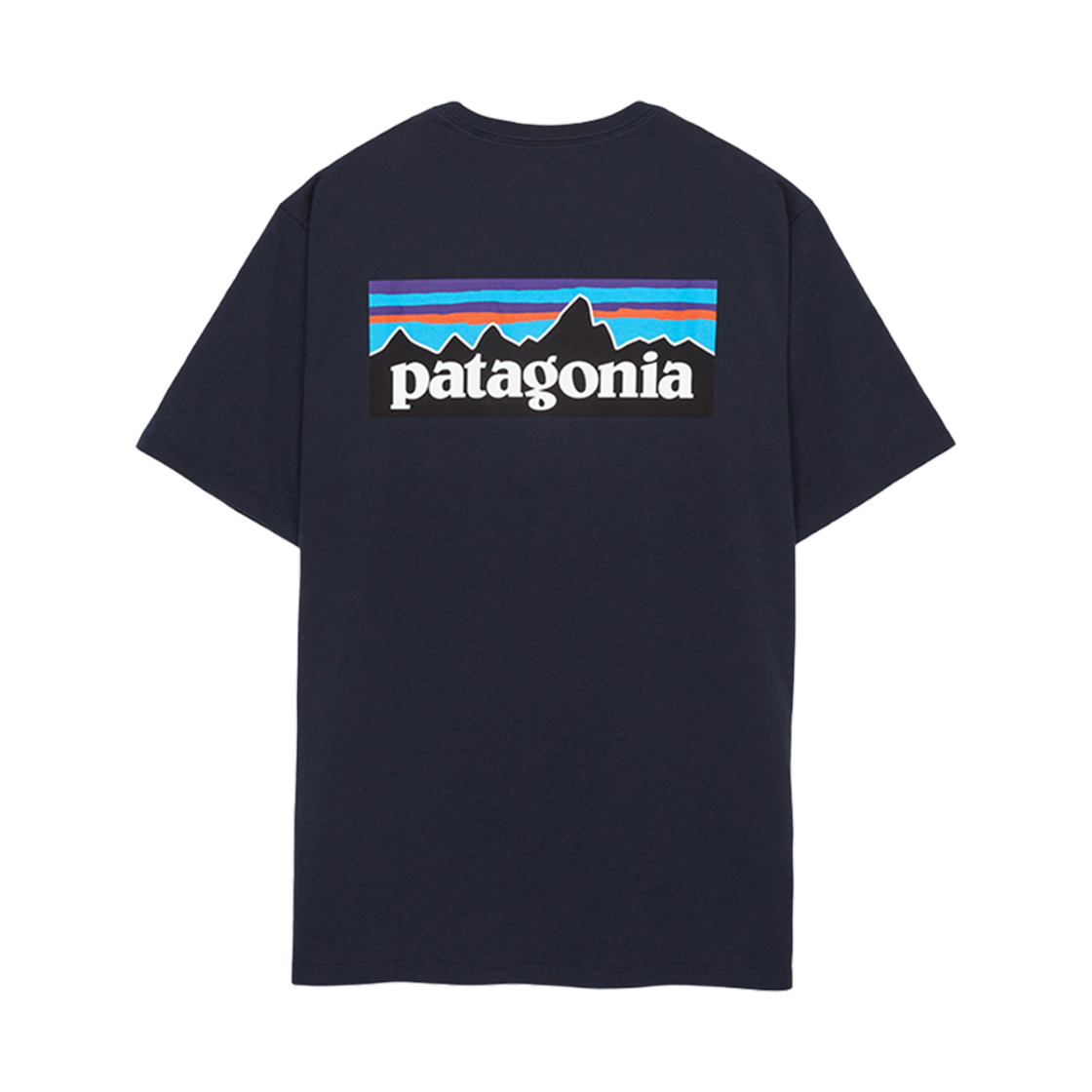 파타고니아 P-6 로고 리스폰시빌리 티셔츠 뉴 네이비(Patagonia P-6 Logo Responsibili T-Shirt New Navy) - 1