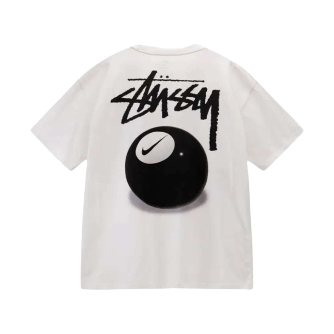 나이키 x 스투시 NRG FL SS 8볼 티셔츠 화이트 (DO9322-100)(Nike x Stussy NRG FL SS 8 Ball T-Shirt White (DO9322-100))