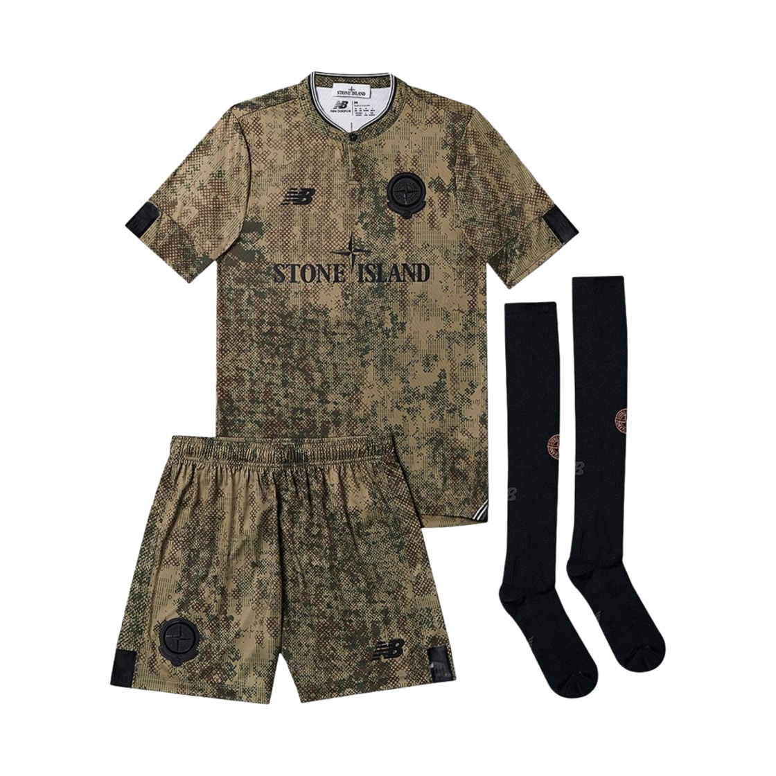 스톤 아일랜드 x 뉴발란스 M01NA 인 모션 아카이벌 풋볼 키트 카모플라주(Stone Island x New Balance M01NA in Motion Archival Football Kit Camouflage) - 1