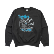 Thevinylhouse Together Sweatshirt Charcoal