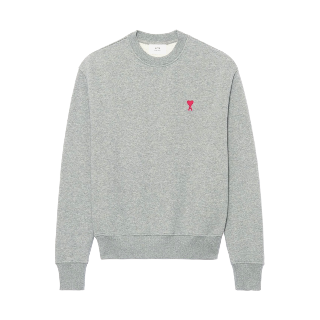 아미 스몰 하트 로고 스웨트셔츠 헤더 그레이(AMI de Coeur Sweatshirt Heather Grey)