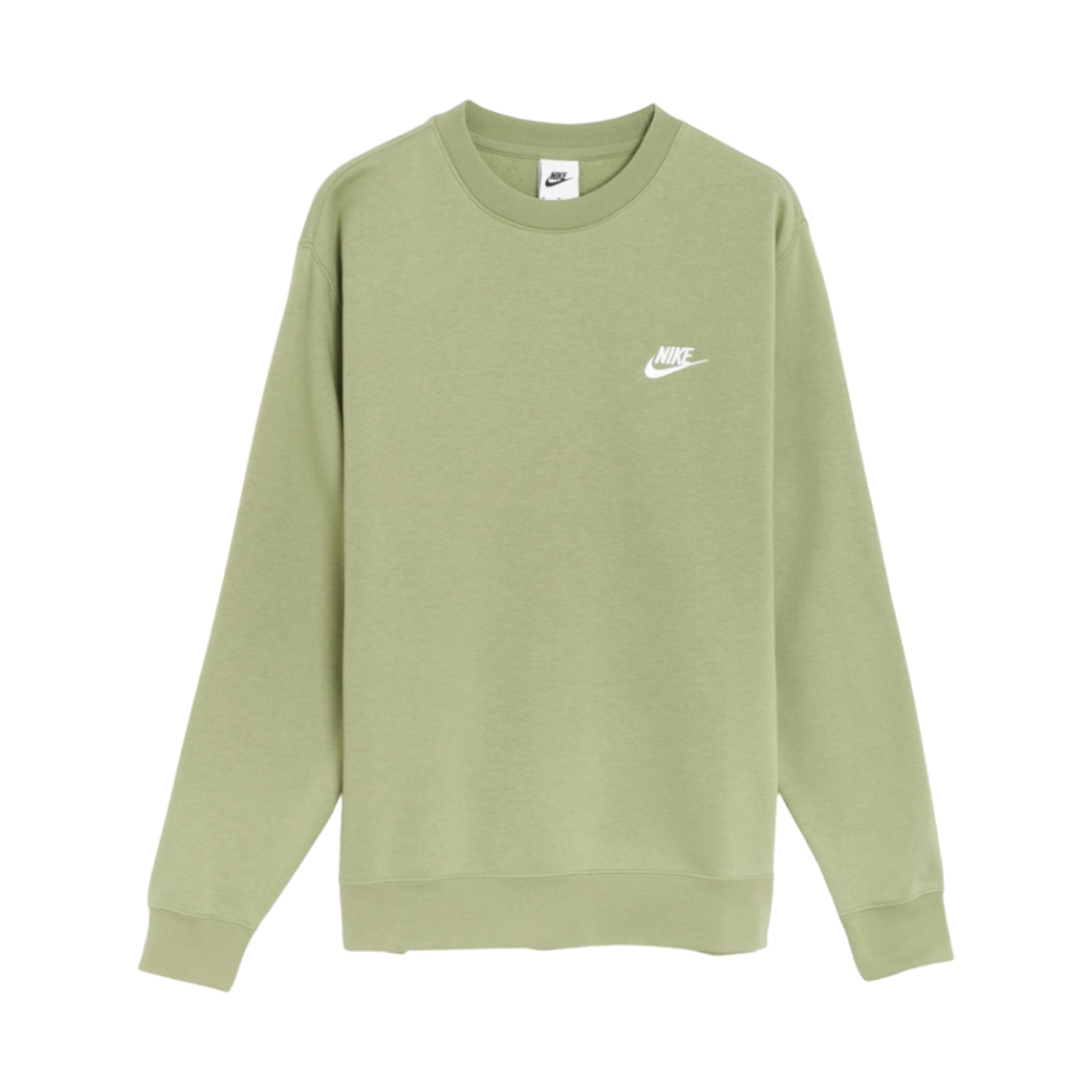 나이키 NSW 클럽 플리스 크루 스웨트셔츠 오일 그린 - 아시아