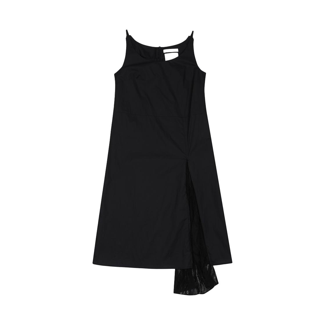 S25SS1000IV SEEN Hidden Lace Nylon Dress Black