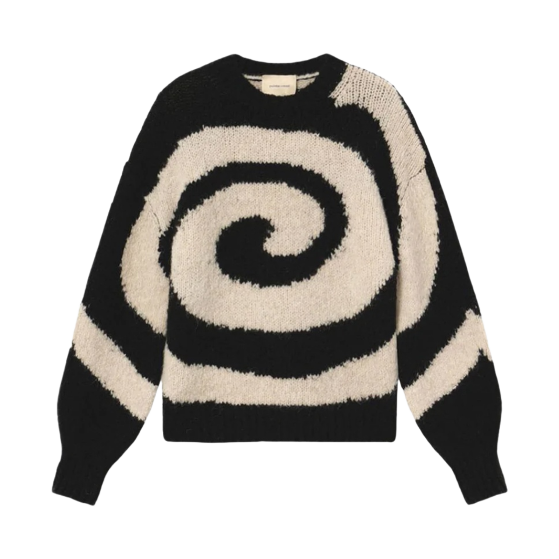 PKL038 (W) Paloma Wool Twister Square Fit Knitted Sweater Black