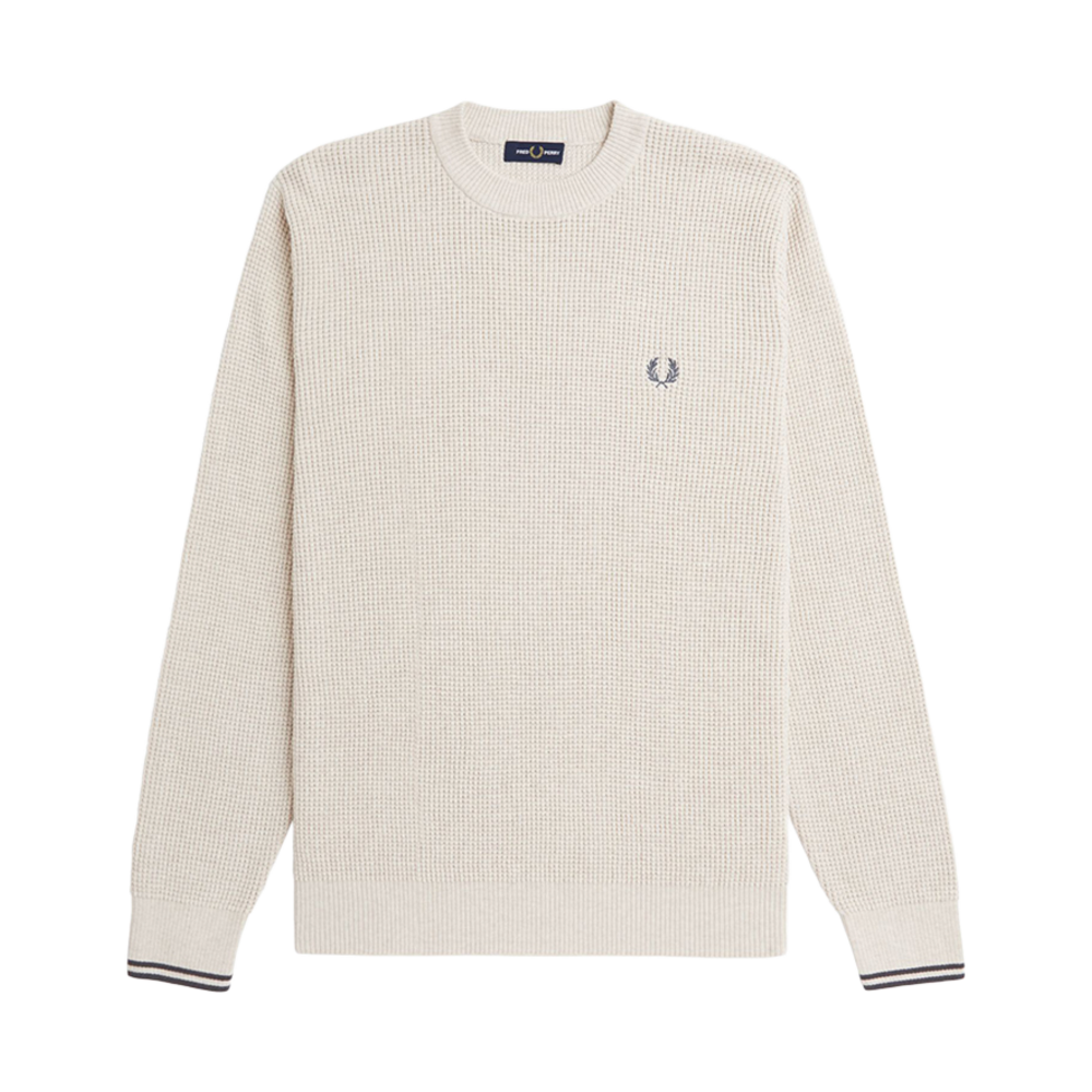 프레드페리 와플 스티치 니트 포리지