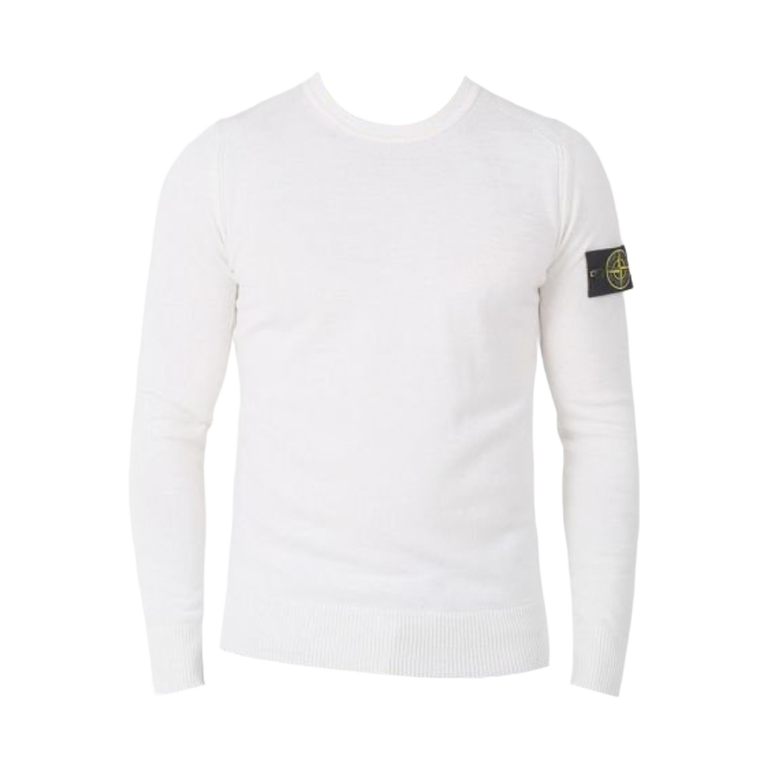 7615563B6-V0001 Stone Island 563B6 Crewneck Knit White - 22SS