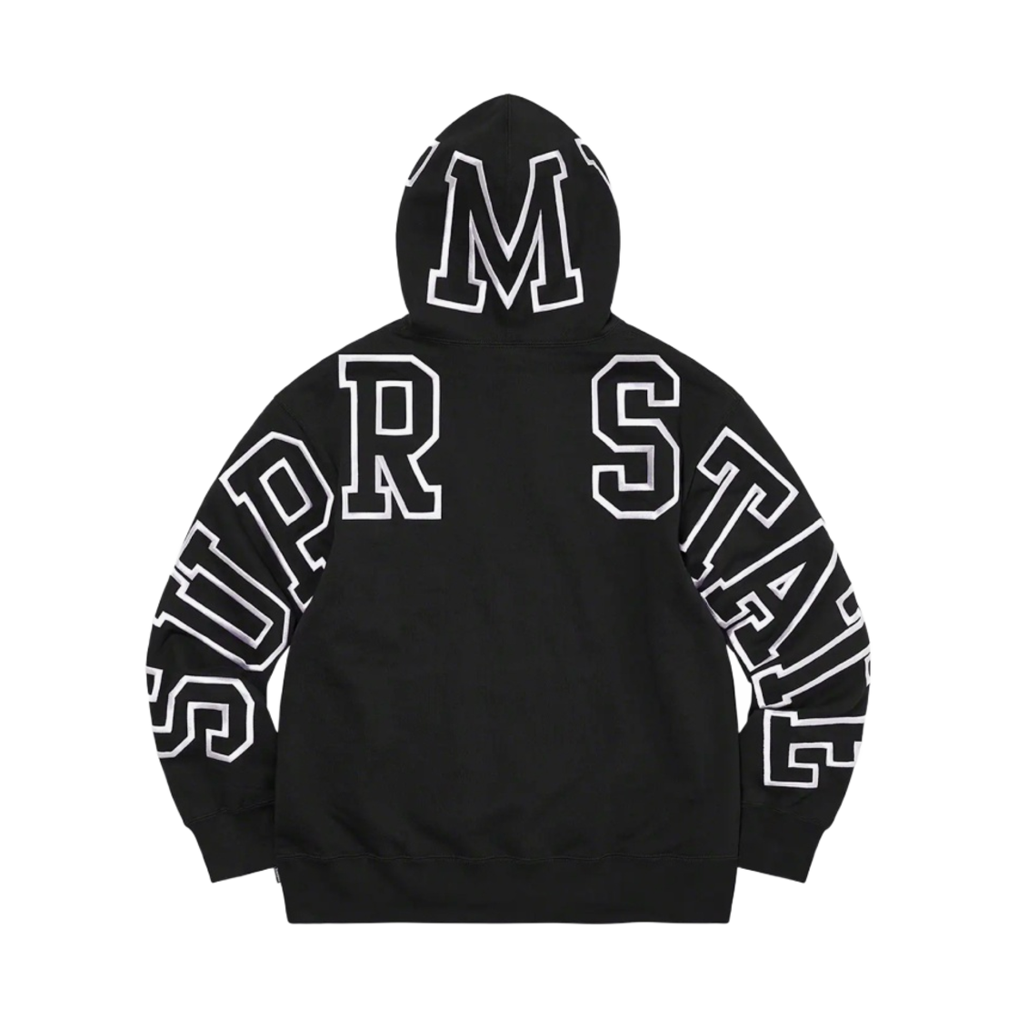 슈프림 스테이트 후드 스웨트셔츠 블랙 - 22FW(Supreme State Hooded Sweatshirt Black - 22FW) - 1