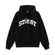 Stussy Block Sport Pigment Dyed Hoodie Black