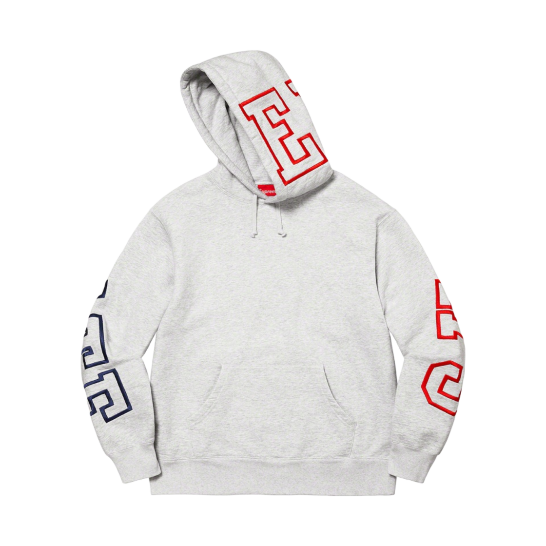 슈프림 스테이트 후드 스웨트셔츠 애쉬 그레이 - 22FW(Supreme State Hooded Sweatshirt Ash Grey - 22FW) - 2