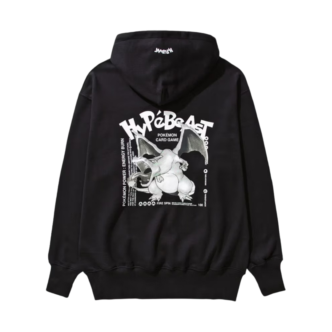 포켓몬 x 하입비스트 TCG 25주년 기념 캡슐 컬렉션 후드 블랙(Pokemon x Hypebeast TCG 25th Anniversary Capsule Collection Hoodie Black)