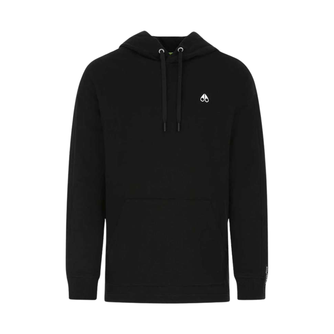 M31MS608292 Moose Knuckles Thordason Logo Hoodie Black