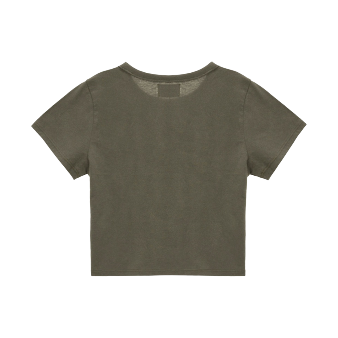 (W) 마뗑킴 로고 크롭탑 차콜((W) Matin Kim Logo Crop Top Charcoal) - 2