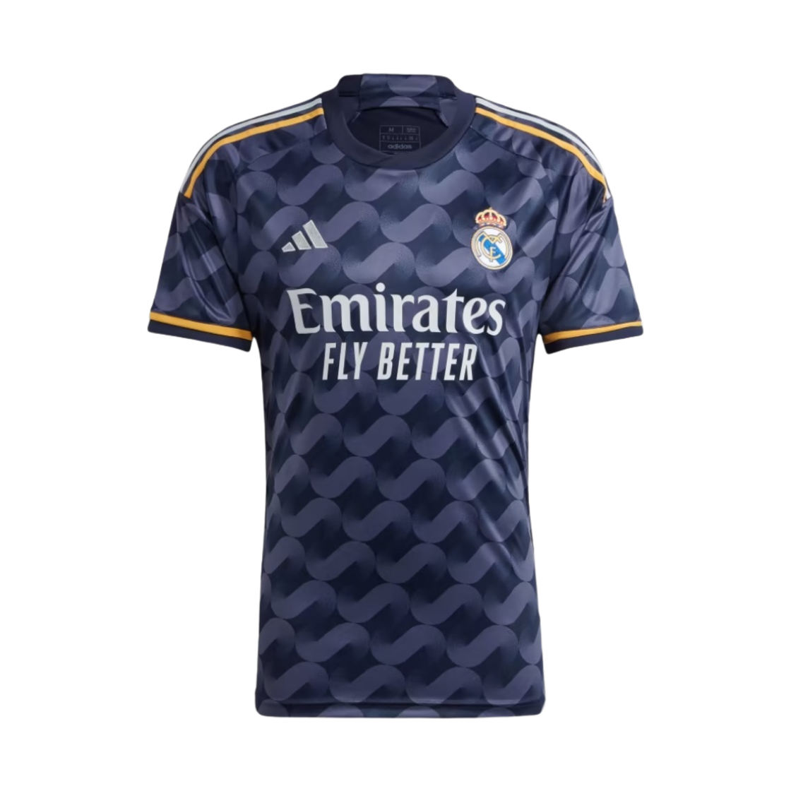 아디다스 레알 마드리드 2023/24 어웨이 저지 레전드 잉크 프리러브 옐로우 - KR 사이즈 (논 마킹 버전)(Adidas Real Madrid 2023/24 Away Jersey Legend Ink Preloved Yellow - KR Sizing (Non Marking Ver.))