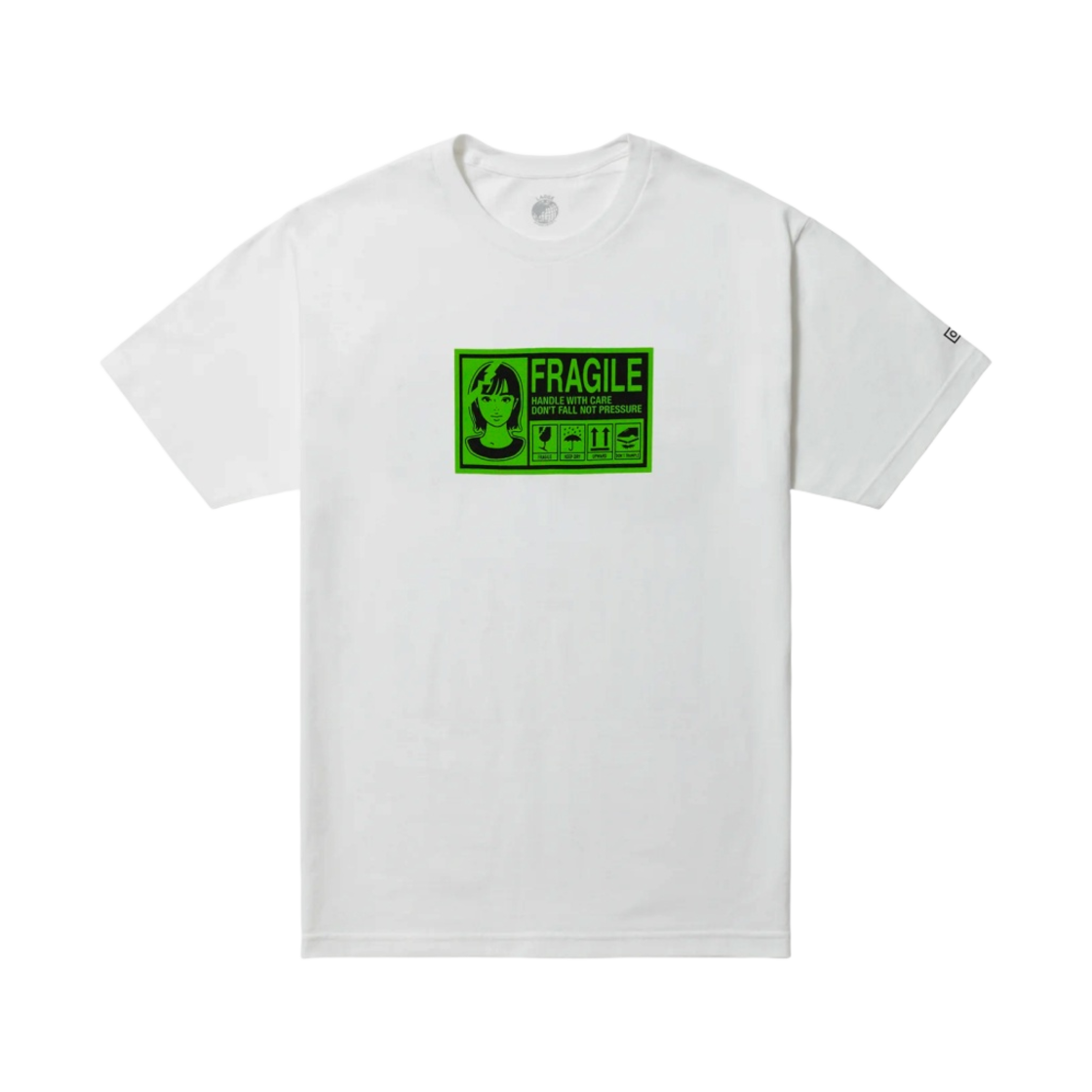 온 에어 프래질 라벨 S/SL 티셔츠 화이트 그린(On Air Fragile Label S/SL T-Shirt White Green)