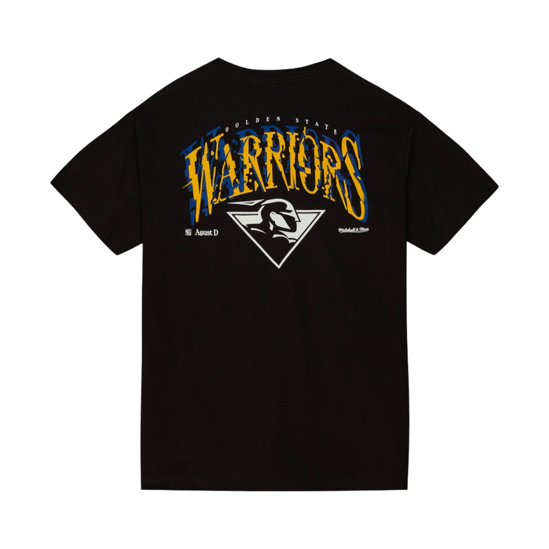 미첼앤네스 x 슈가 글리치 티셔츠 골든 스테이트 워리어스 블랙(Mitchell & Ness x Suga Glitch T-Shirt Golden State Warriors Black)