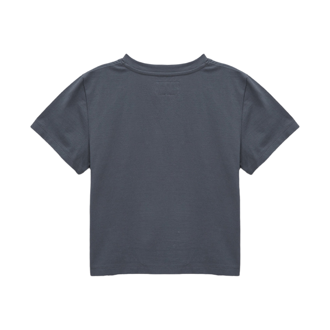 (W) 마뗑킴 마뗑 블러드 로고 크롭 탑 차콜((W) Matin Kim Matin Blurred Logo Crop Top Charcoal) - 2