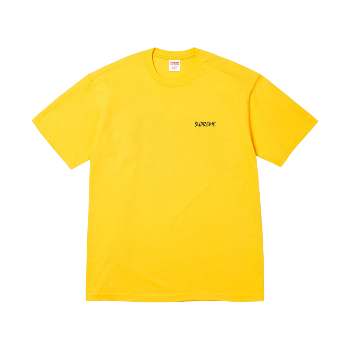 슈프림 블랙 캣 티셔츠 옐로우 - 24SS(Supreme Black Cat T-Shirt Yellow - 24SS) - 2