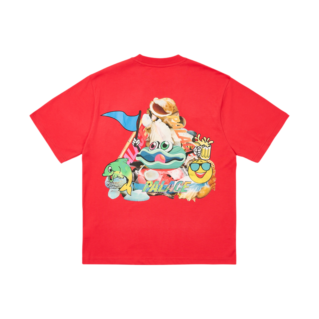 팔라스 P 씨 티셔츠 토마토 레드 - 24FW(Palace P Sea T-Shirt Tomato Red - 24FW) - 1