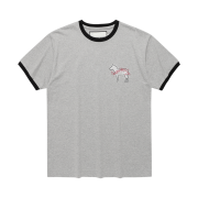 Thevinylhouse Horse Sticker Tee Grey