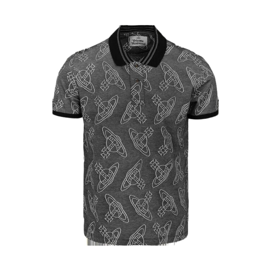 비비안 웨스트우드 클래식 폴로 스트라이프 칼라 그레이(Vivienne Westwood Classic Polo Stripe Collar Grey) - 1