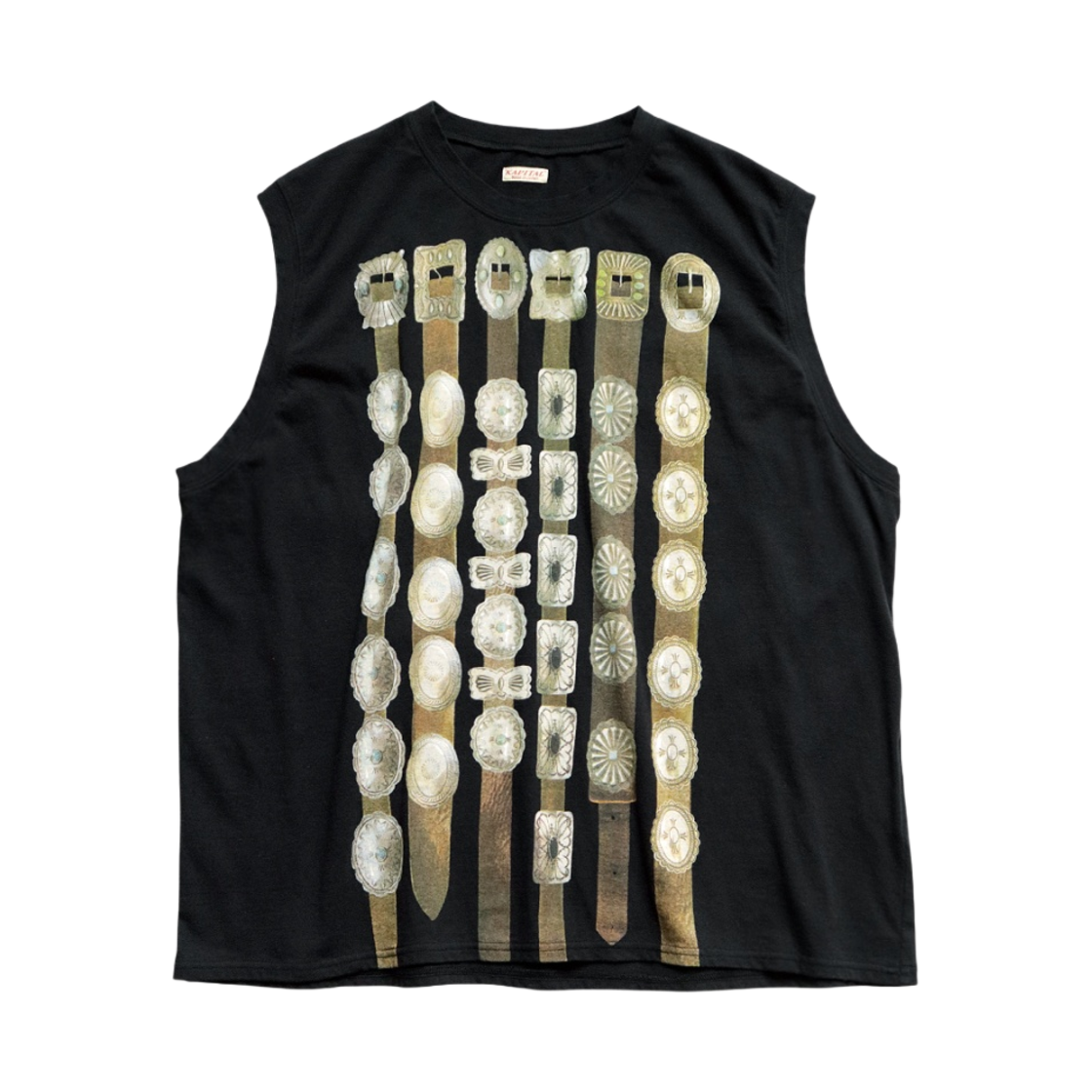 캐피탈 텐지쿠 슬리브리스 티셔츠 블랙