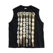 Kapital Tenjiku Sleeveless T-Shirt Black