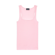(W) Jacquemus Le Débardeur Caraco Ribbed Tank Top Pink