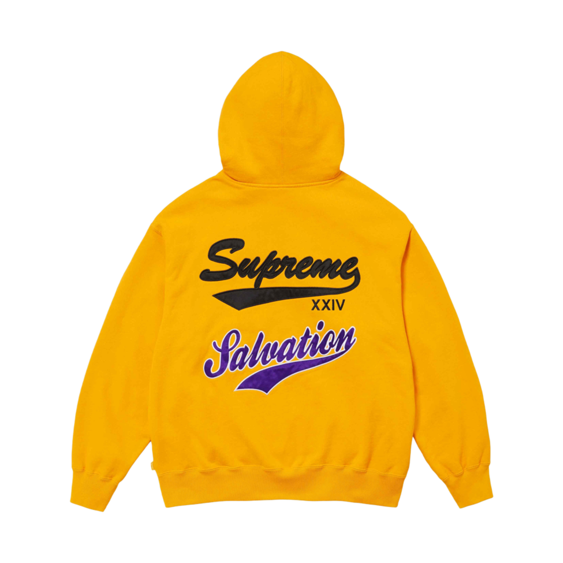 - Supreme Salvation Zip Up Hooded Sweatshirt Gold - 24SS