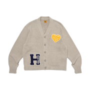 Human Made Low Gauge Knit Cardigan Gray