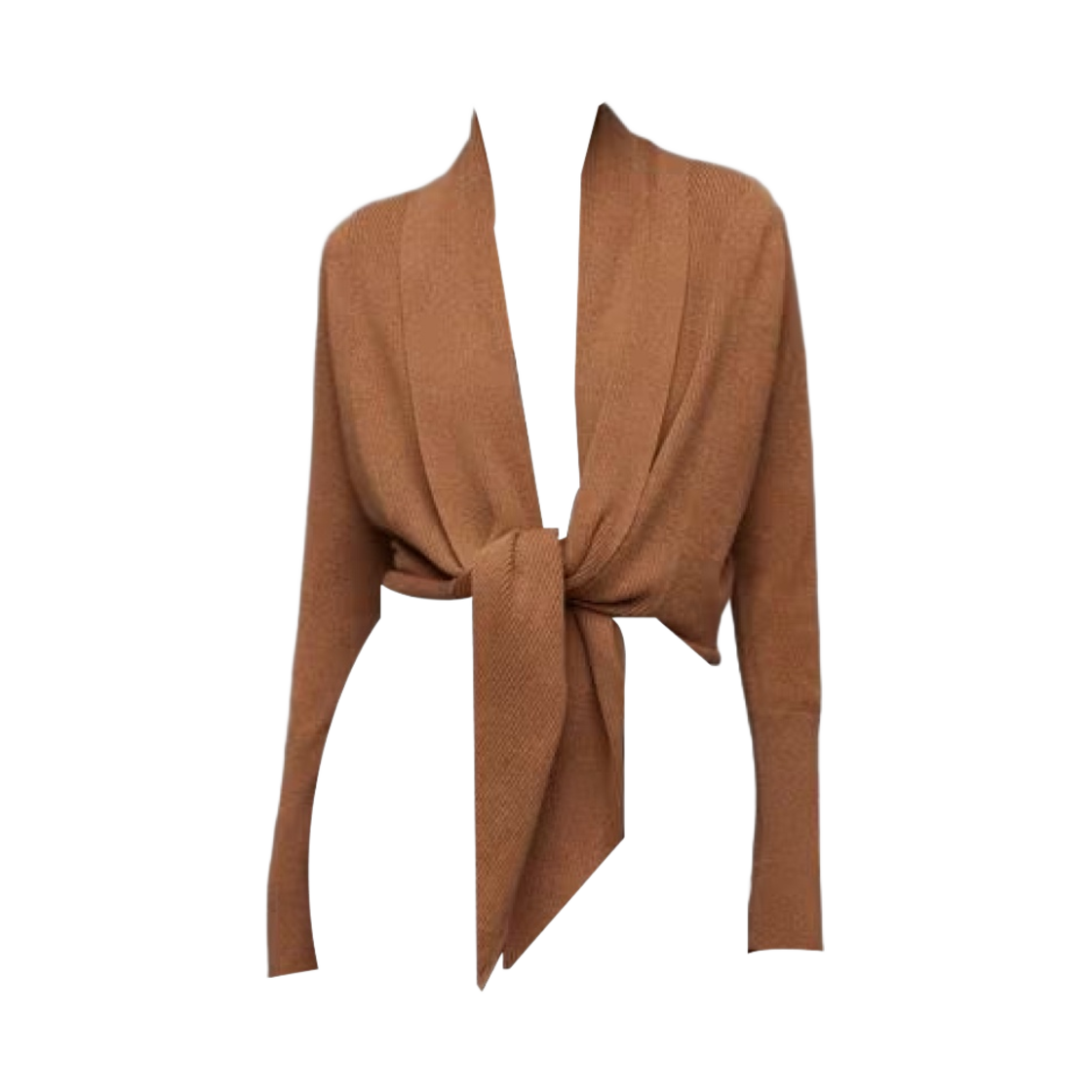 (W) 올 세인츠 파이럿 워터폴 캐시미어 가디건 카멜 브라운((W) All Saints Pirate Waterfall Cashmere Cardigan Camel Brown)