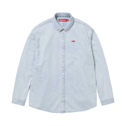 Supreme Small Box Shirt Washed Blue - 24SS