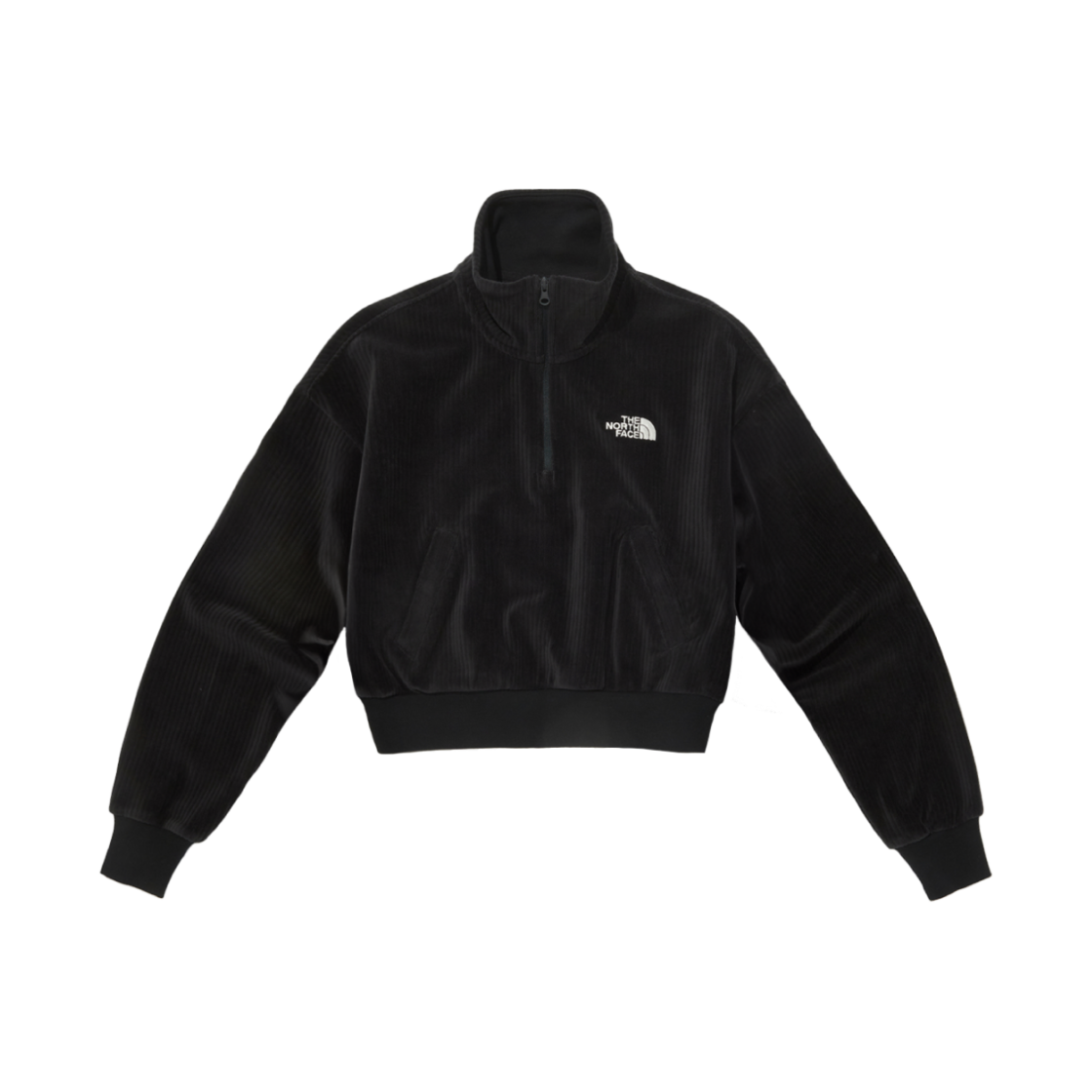 NM5MQ82A (W) The North Face Swift Velour Half Zip Black