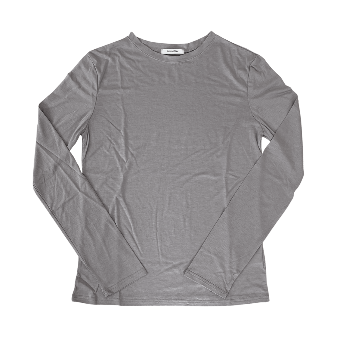 ★ TOOMUCHTAX★ SLIM LS TSHIRT DARK BEIGE T25SSTS01BGF SKIMS-LOUNGEWEAR-TP-TSH-5322M-