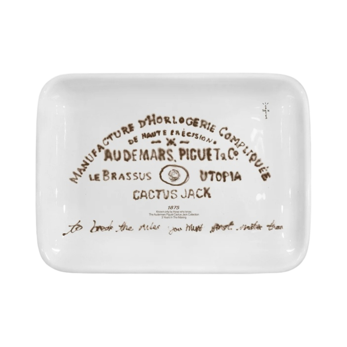- Travis Scott Cactus Jack x Audemars Piguet Ceramic Tray White