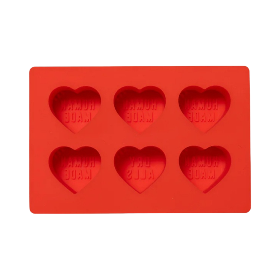 HM27GD164 Human Made Heart Ice Cube Tray Red